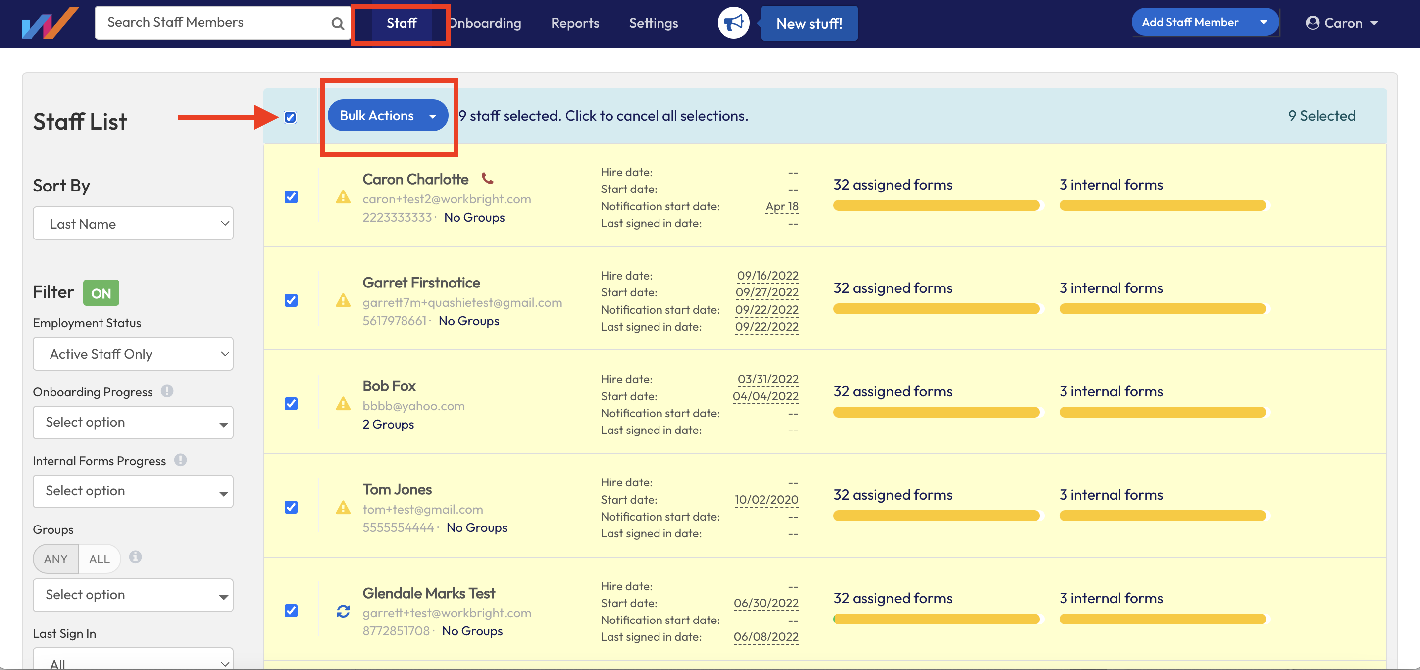 Bulk Assigning Groups